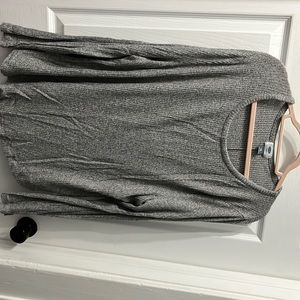 Grey back seam long sleeve tshirt- old navy xxl